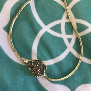 Kendra Scott Gold Druzy Stone Necklace